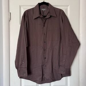 Kenneth Cole Reaction Button-Down Shirt - Size L (16.5, 34/35)